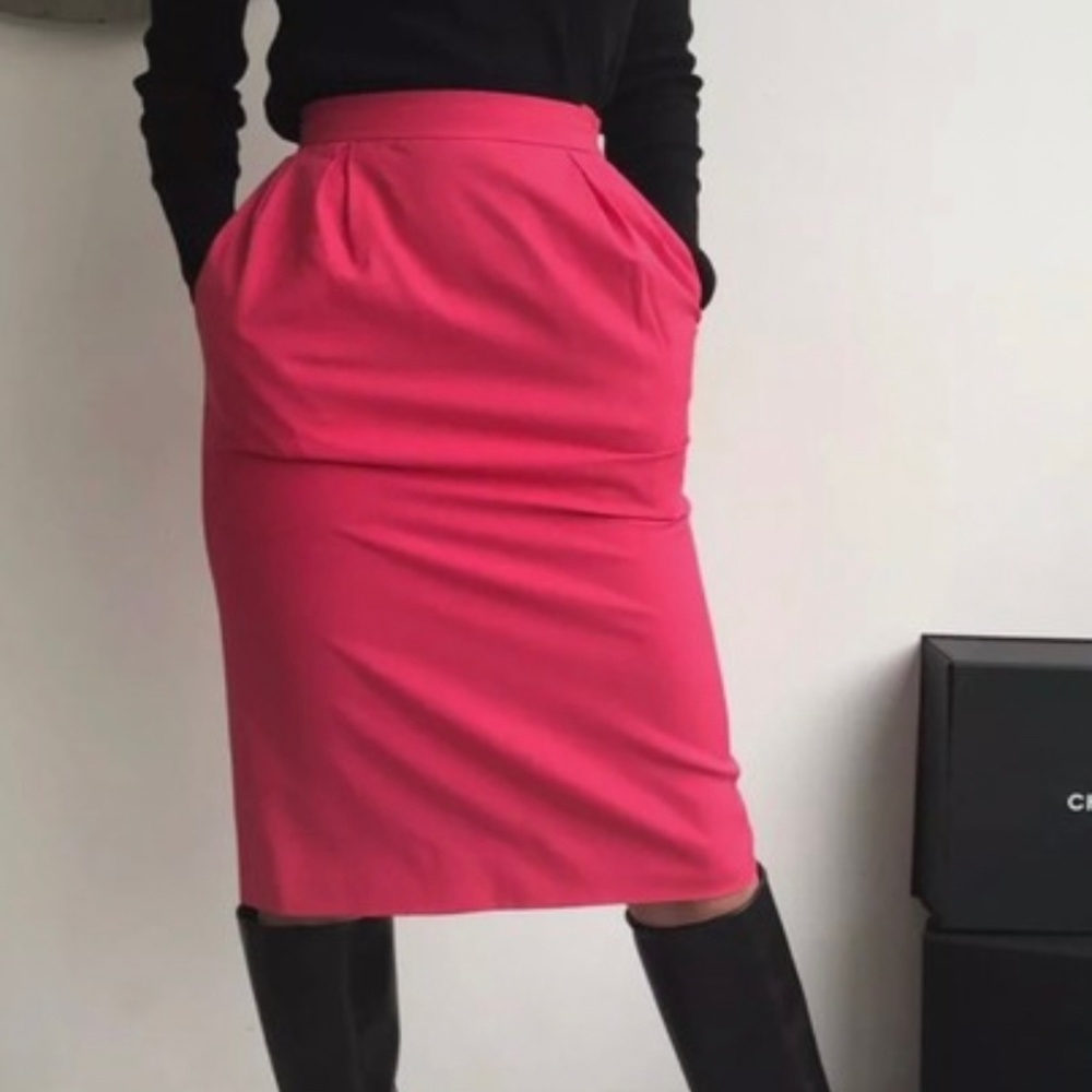 YSL gorgeous pink skirt